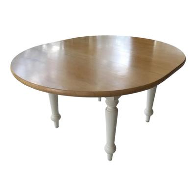 Solid wood dining table - 2 leaves 