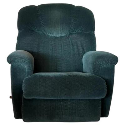 La-Z- Boy Rocking Recliner-Green  Lot 1