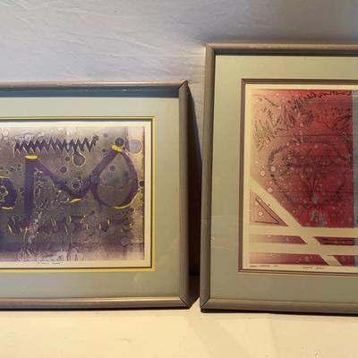 Glenn Kirshner Framed Gradual Accent 1991 & Blissfully Nothing  1991