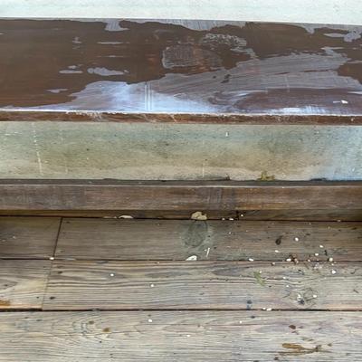 Rustic Wooden Bench