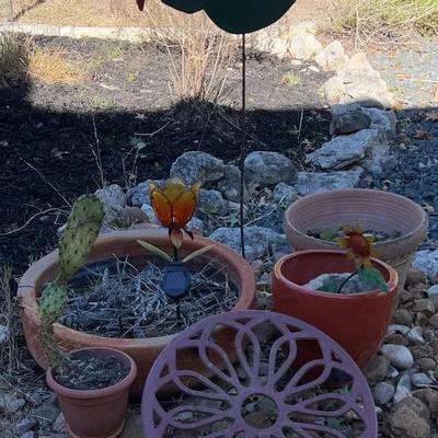 Terra Cotta Pots, Ceramic Pot, Metal Yard Art & More