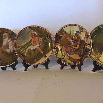 Edwin M. Knowles Collector  Plates In Original Box