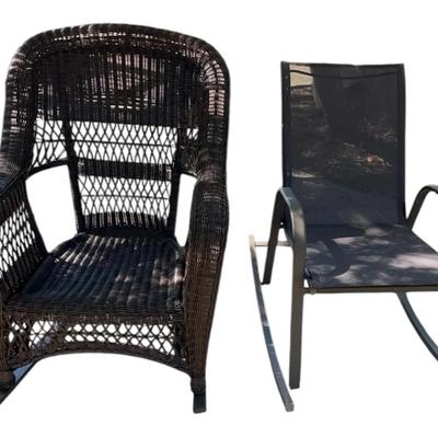 Rocking Chairs - Sling-Style & Resin Wicker