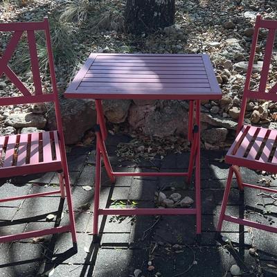 Bistro Set - Chairs And Table 