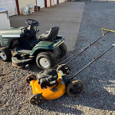 Craftsman’s Riding Lawn Mower and More