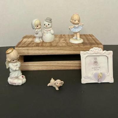 Mixed Lot Of Precious Moments Porcelain Figurines- January