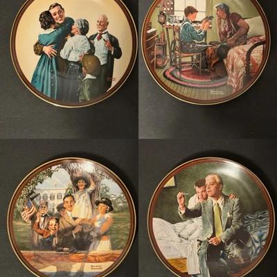 Norman Rockwell, The Ones We Love Series, Collectors Plates