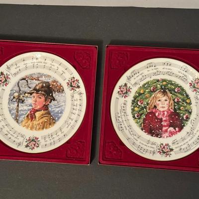 Lot Of 2 Royal Doulton Collectors Plates With Boxes 