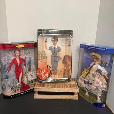 Barbie Lot Of Three Marilyn Monroe, I Love Lucy, Sound Of Music