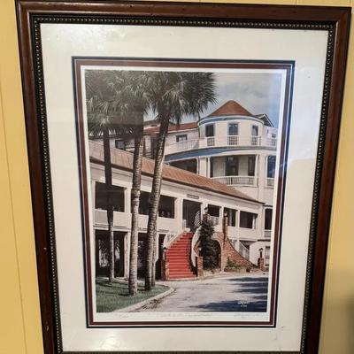 “Tribute To The ORMOND Hotel" Signed by the artist Grant.
