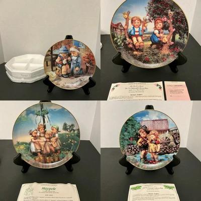 Lot Of 4 Hummel Collectible Plates