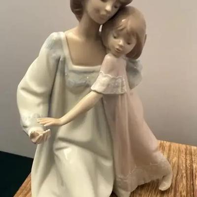 Lladro Good Night 5449 Mother Daughter