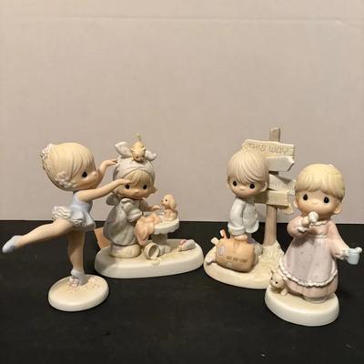 Lot Of 4 Precious Moments Figurines