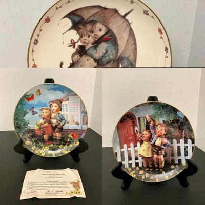 Lot Of Three Hummel collectors plates