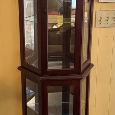Small Lighted Curio Cabinet
