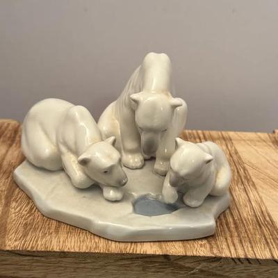 Lladro Polar Bear Figurines