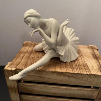 Lladro Bisque Dancer Ballerina Death Of A Swan