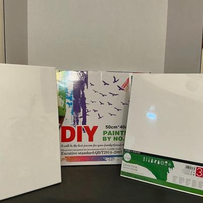 Mixed Lot Of Canvas Panels 