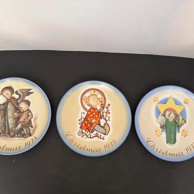 Schmid Christmas Plate 1974 1975 1977