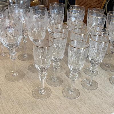 Rogaska Gallia Crystal Stemware, 26 Pcs
