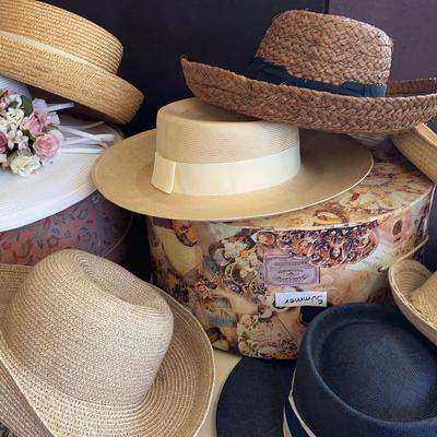 Vintage and Contemporary Straw Hats