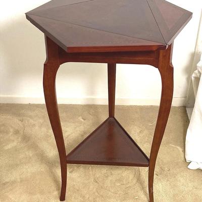 Bombay Co Drop Leaf Wood Side Table - Convertible