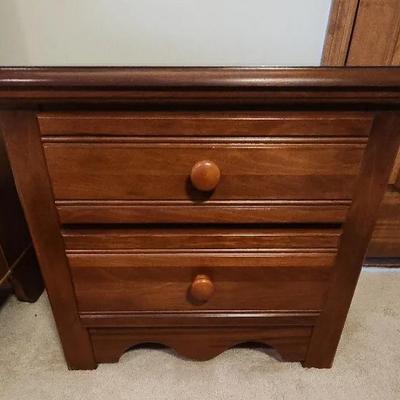 Wooden Bedside Table