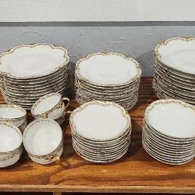 Haviland & Co 12 Piece China Set With Serving Dishes 
