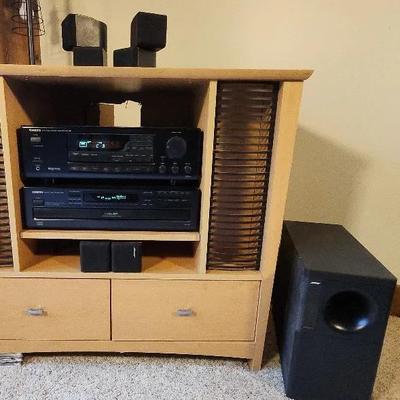 Onkyo Stereo System With Bose Speakers