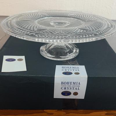 Bohemia Crystal Cake Stand
