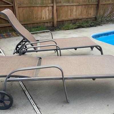 Patio Lounger Set Of 2