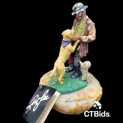 MW534 - Ron Lee 2003, 7 Inches, Sculpture, Onyx Base, Signed, Numbered, Inscribed