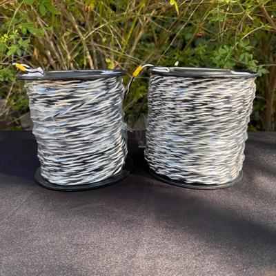 500ft + 250ft Twisted Pair Wire Black/White 19AWG UL Spark Tested 