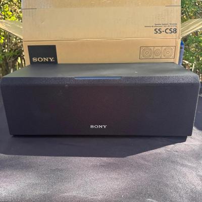 Sony SS-CS8 2-Way 3-Driver Center Channel Speaker 