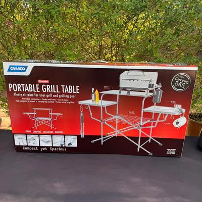 Camco Olympian Portable Grill Table w/ Carrying Bag New