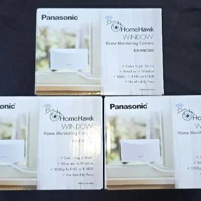 Panasonic HomeHawk Window Cameras – Lot of 3