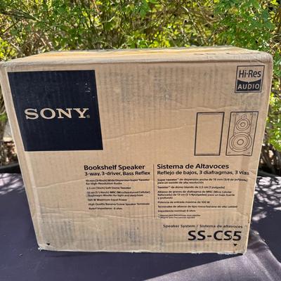 Sony SS-CS5 Bookshelf Speakers Pair New