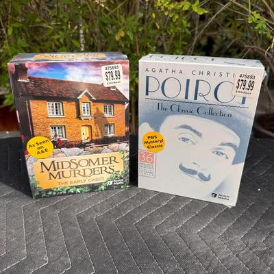 Agatha Christie Poirot Classic Collection + Midsomer Murders Early Cases DVD Sets New