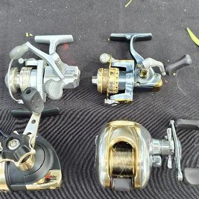 Shimano-Tiga-Abu Garcia Reel Lot