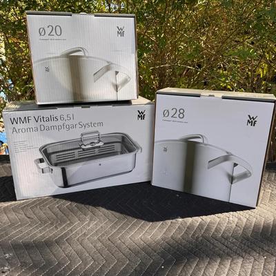 WMF Vitalis 6.5L Aroma Steamer + Cromargan Stainless Steel Pots 