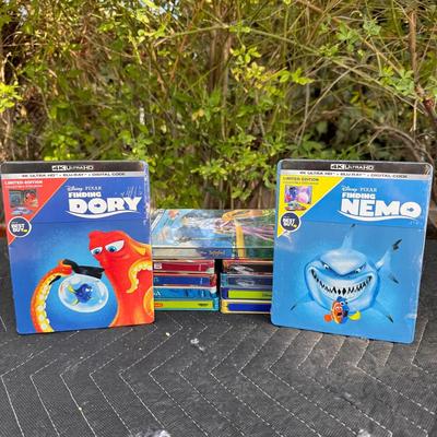Disney Pixar 4K Ultra HD SteelBook Lot 