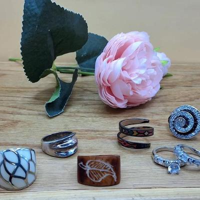 Seven Statement Rings