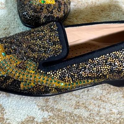 Donald J Pliner Couture Collection Beaded Loafers – Size 10M (Made in Italy)