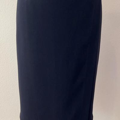 Worth New York Midnight Navy Blue Wrap Skirt – Size 12