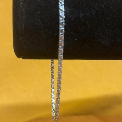 14K Gold Heart Link Anklet – Marked RC 14K 