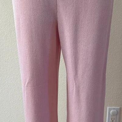 St. John Collection “Frosted Rose” Knit Pants – Size 10 – NWT 