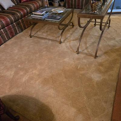 9 x 12 Living Room Rug - Diamond Patter