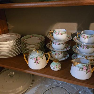 Antique  Hand Painted German China