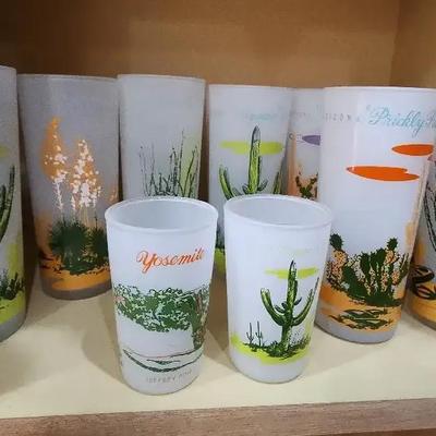 Blakely Oil & Gas Arizona Frosted Tumblers & Glasswares 