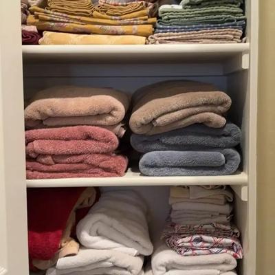 Full Linen Closet - Towels & Table Linens